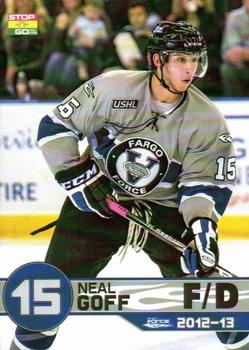 2012-13 Stop N Go Fargo Force (USHL) #B-06 Neal Goff Front