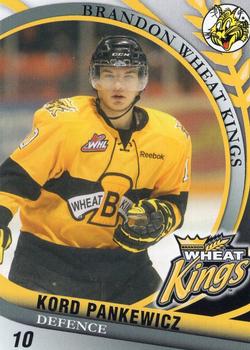 2012-13 Canadian Tire Brandon Wheat Kings (WHL) #NNO Kord Pankewicz Front