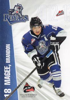 2012-13 Black Press Victoria Royals (WHL) #15 Brandon Magee Front
