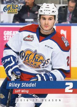 2016-17 Edmonton Oil Kings (WHL) #NNO Riley Stadel Front