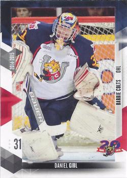 2014-15 Extreme Barrie Colts OHL #1 Daniel Gibl Front