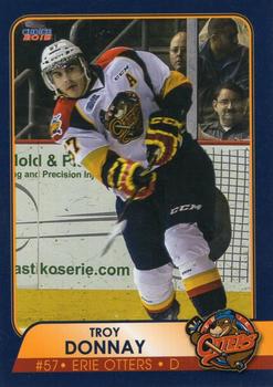 2014-15 Choice Erie Otters (OHL) #8 Troy Donnay Front