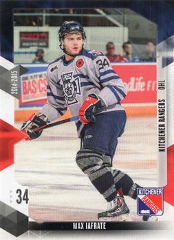 2014-15 Extreme Kitchener Rangers OHL #15 Max Iafrate Front