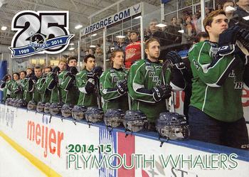 2014-15 Plymouth Whalers (OHL)  25th Anniversary Set #NNO Plymouth Whalers Front