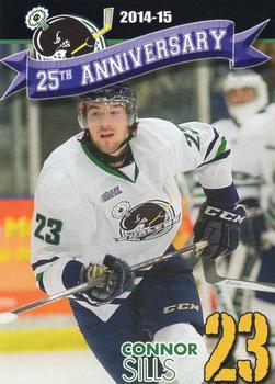 2014-15 Plymouth Whalers (OHL)  25th Anniversary Set #NNO Connor Sills Front