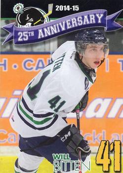 2014-15 Plymouth Whalers (OHL)  25th Anniversary Set #NNO William Bitten Front