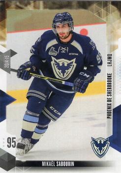 2014-15 Extreme Sherbrooke Phoenix QMJHL #4 Mikael Sabourin Front