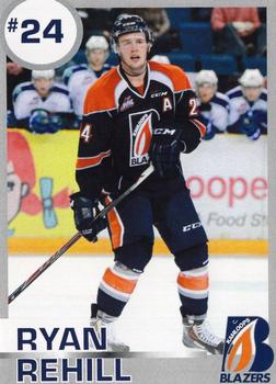 2014-15 Kamloops Blazers (WHL) #18 Ryan Rehill Front