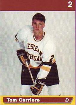 1992-93 Western Michigan Broncos (NCAA) #NNO Tom Carriere Front