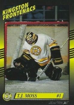 1993-94 Slapshot Kingston Frontenacs (OHL) #3 T.J. Moss Front