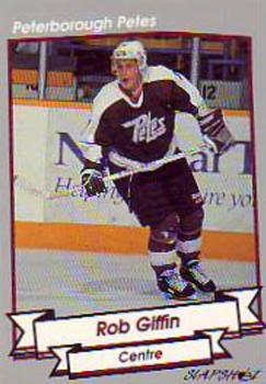 1993-94 Slapshot Peterborough Petes (OHL) #4 Rob Giffin Front