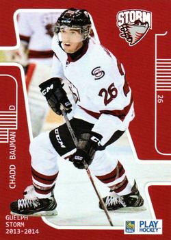 2013-14 M&T Printing Guelph Storm (OHL) #A-12 Chadd Bauman Front