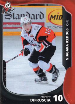 2013-14 Extreme Niagara IceDogs (OHL) #8 Anthony DiFruscia Front