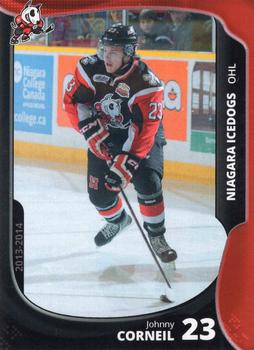 2013-14 Extreme Niagara IceDogs (OHL) #18 Johnny Corneil Front