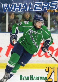 2013-14 BD's Mongolian Grill Plymouth Whalers (OHL) #7 Ryan Hartman Front