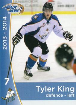 2013-14 Kootenay Ice (WHL) #NNO Tyler King Front