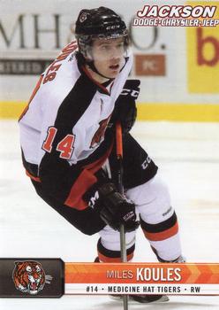 2013-14 Medicine Hat Tigers (WHL) #NNO Miles Koules Front