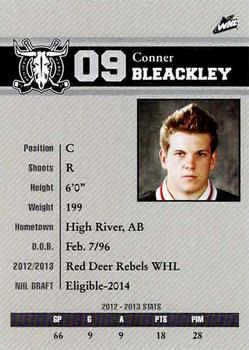 2013-14 Red Deer Rebels (WHL) #NNO Conner Bleackley Back