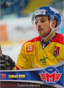 2016-17 Ceske Budejovice Gold Jersey #22 Lubos Rob Front