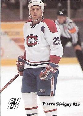 1992-93 Fredericton Canadiens (AHL) #NNO Pierre Sevigny Front