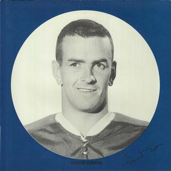 1966-67 Esso Maple Leafs Hockey Talks #3 Dave Keon Back
