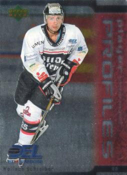 2000-01 Upper Deck DEL (German) - Player Profiles #P4 Wallace Schreiber Front