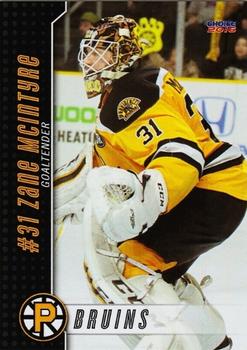 2015-16 Choice Providence Bruins (AHL) #25 Zane McIntyre Front