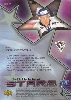 2001-02 Upper Deck DEL (German) - Skilled Stars #SS7 Pat Mikesch Back