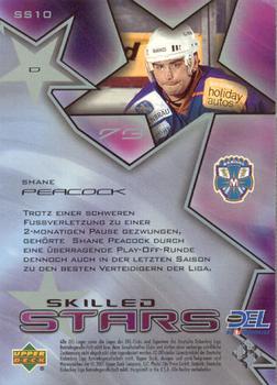 2001-02 Upper Deck DEL (German) - Skilled Stars #SS10 Shane Peacock Back