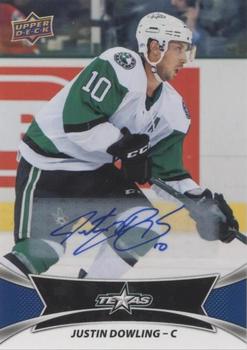 2016-17 Upper Deck AHL - Autographs #9 Justin Dowling Front