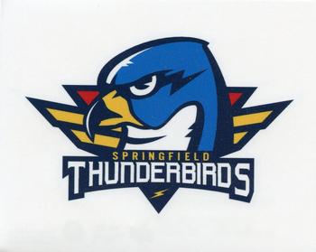 2016-17 Upper Deck AHL - Wordmark Logo Window Cling Box Topper #NNO Springfield Thunderbirds Front