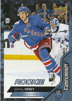2016-17 Upper Deck Compendium - Blue #597 Jimmy Vesey Front