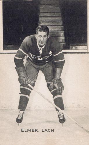 1948-52 Exhibits Canadian #NNO Elmer Lach Front
