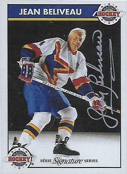 1994-95 Zellers Masters of Hockey - Signature Series Blue #NNO Jean Beliveau Front