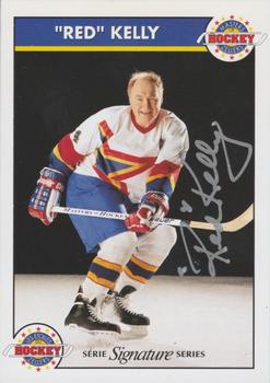 1994-95 Zellers Masters of Hockey - Signature Series Blue #NNO Red Kelly Front