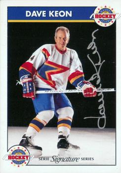 1994-95 Zellers Masters of Hockey - Signature Series Blue #NNO Dave Keon Front