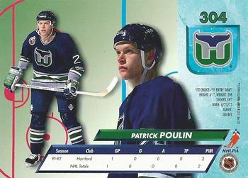 2016-17 Fleer Showcase - 25th Anniversary Stamped 1992-93 Ultra Buyback #304 Patrick Poulin Back