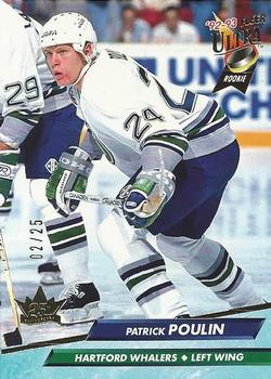 2016-17 Fleer Showcase - 25th Anniversary Stamped 1992-93 Ultra Buyback #304 Patrick Poulin Front