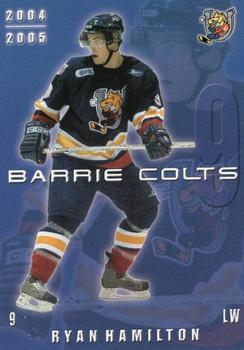 2004-05 Colts & Cops Barrie Colts (OHL) #NNO Ryan Hamilton Front