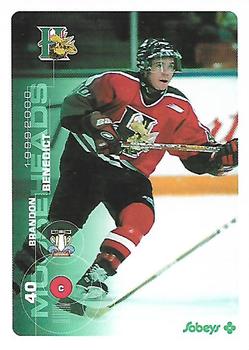 1999-00 Halifax Mooseheads (QMJHL) #NNO Brandon Benedict Front