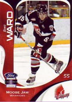 2007-08 Extreme Moose Jaw Warriors (WHL) #NNO Brett Ward Front