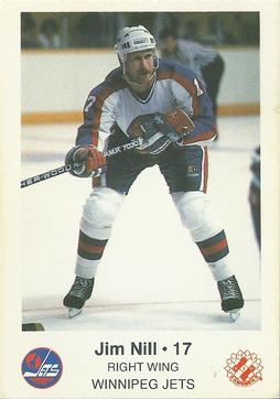 1985-86 Winnipeg Jets Police #NNO Jim Nill Front
