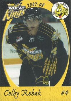 2007-08 Brandon Wheat Kings (WHL) #21 Colby Robak Front