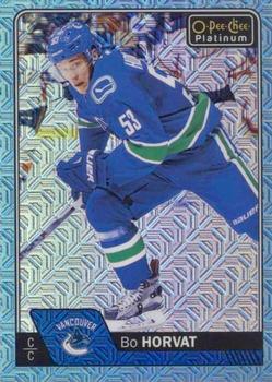 2016-17 O-Pee-Chee Platinum - Ice Blue Traxx #59 Bo Horvat Front