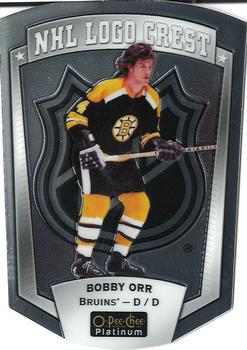 2016-17 O-Pee-Chee Platinum - NHL Logo Crest Die Cuts #NHLLD-2 Bobby Orr Front