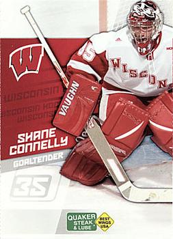 2007-08 Quaker Steak and Lube Wisconsin Badgers (NCAA) #NNO Shane Connelly Front