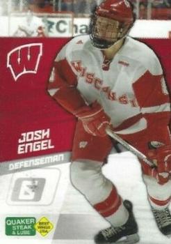 2007-08 Quaker Steak and Lube Wisconsin Badgers (NCAA) #NNO Josh Engel Front