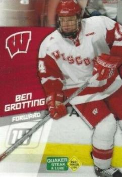 2007-08 Quaker Steak and Lube Wisconsin Badgers (NCAA) #NNO Ben Grotting Front