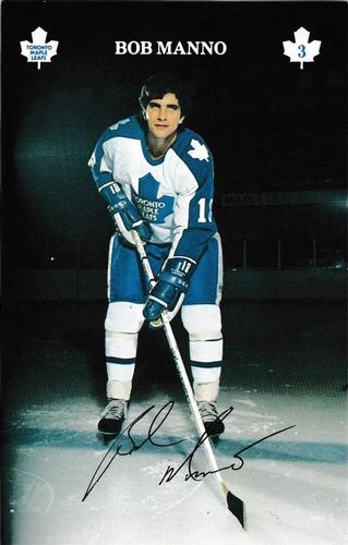 1981-82 Toronto Maple Leafs Postcards #NNO Bob Manno Front