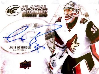 2016-17 Upper Deck Ice - Glacial Graphs #GG-LD Louis Domingue Front